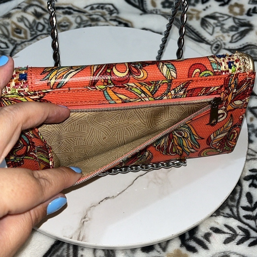 Sakroots Women's Artist Circle Trifold Wallet, Coral Treehouse, One Size - Picture 5 of 14